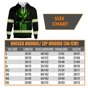 Sudadera con capucha personalizada Green 3D Skull Hi Vis con cintas reflectantes Camisas DE SEGURIDAD Sudaderas con capucha de alta visibilidad - Product Image 4