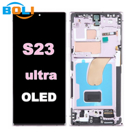 100% écran lcd d'origine pour samsung galaxy s24 ultra lcd pour samsung s24 écran ultra original pour samsung s24 ultra display