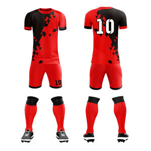 Uniforme de football professionnel Ensemble de maillots de football à impression par sublimation pour hommes Vêtements de sport d'équipe Logo personnalisé Conceptions OEM - Product Image 2