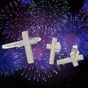 Custom Made Hot Selling High Quality 925 Sterling <b>Silver</b> Rhodium Plated Classic <b>Crown</b> Stud Earrings Zircon for Women's - Product Image 6
