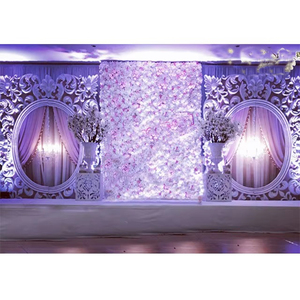 Elegante Marco de escenario de boda y pared de velas, escenario de boda, configuración de Marco trasero eminente, decoración de escenario trasero elegante para eventos de boda - Product Image 2