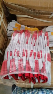 ถุงมือหนังวัวแบบแยกได้ถุงมือนิรภัยสำหรับคนงานในสวนถุงมือทำงานสำหรับคนงานในสวนระบายอากาศได้ดี - Product Image 6