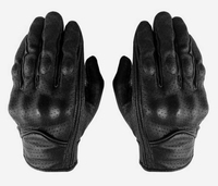 Guantes de Motocross de Cuero a Prueba de Viento de Alta Calidad Hechos a Medida, Dedos Completos, Unisex, para Carreras y Ciclismo