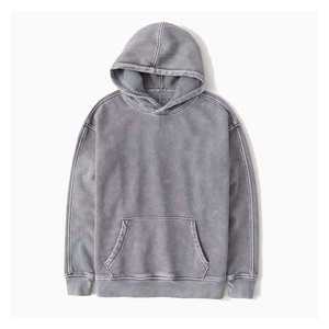 Top Selling OEM Service Wholesale Price Men Hoodies <b>Thermal</b> Low Price Hip Hop Style Plain Men Acid Wash Hoodie - Product Image 2