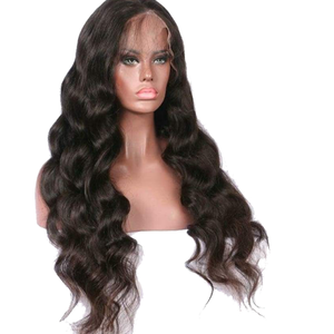 วิกผมคนเวียดนาม100% HD ลูกไม้ด้านหน้าวิกผมร่างกายคลื่นลึกซูเปอร์คู่วาดวิกผมผู้บริจาคเดียวสำหรับผู้หญิงผิวดำ - Product Image 1