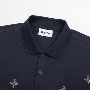 Aristino Regular Fit Plus Brodé Smart Casual Hommes pour Chemise APS608AS2-Solid Design 36% Coton Modal Spandex Offre Spéciale - Product Image 2