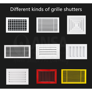 New Arrival nhôm Trứng Thùng Air Vent lưới tản nhiệt trần & tường khuếch tán thông gió bìa cho HVAC hệ thống - Product Image 6