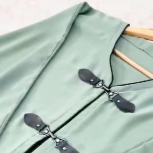 Premium mujeres elegante modesto bordado a mano Kaftan Abayas estilo Dubai vestidos formales transpirable tradicional musulmán ropa - Product Image 1