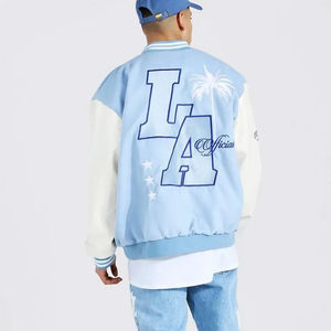 Chaqueta Varsity de Béisbol de Lona Personalizada para Hombre, Modelo Más Vendido, con Cuello Alto y Diseño de Invierno, con Logotipo Personalizado - Product Image 3