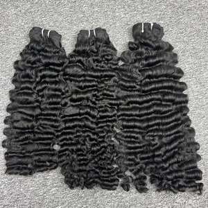 ผมต่อแบบ100% ผมแท้แบบไม่เรมี่ทอผมตรงเวียดนามแบบหลวม - Product Image 5