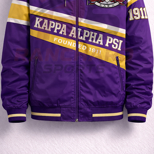 Veste coupe-vent élégante, look tendance, fraternité Kapa Alpha Psi, meilleur vêtement grec, durable, coupe-vent professionnel Kapa Alpha Psi, grec - Product Image 2
