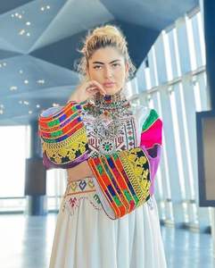 Handwoven Afghani <b>Dress</b> with Ethnic Embroidery Kuchi <b>Tribal</b> Women <b>Dress</b> with Authentic Stitching - Product Image 1