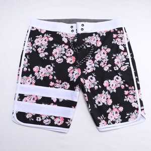 OEM Custom Swim <b>Trunks</b> Quick Dry Beach Shorts for Boys 100% Cotton Casual Style Sublimation Printing <b>Men</b> Shorts - Product Image 6