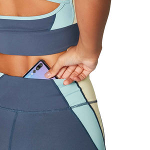 Decent Fight usa mallas de Yoga de cintura alta de longitud completa bolsillo de malla-Spandex/poliéster tela transpirable estampado de cintura elástica - Product Image 3