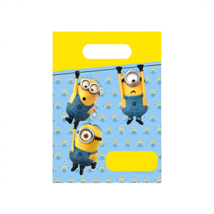 Bolsas de Regalo de Plástico para Fiestas de Minions, 23x16.5 cm, para Celebraciones, 6 Piezas - Product Image 2