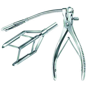 Instrumentos médicos quirúrgicos manuales Dilatadores vasculares de tubo de acero inoxidable con mecanismo de tornillo 8-42mm Longitud del brazo y 184mm - Product Image 1