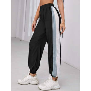 Gran oferta 2024, pantalones de chándal personalizados de algodón de lana, pantalones para correr al por mayor con cierre de cordón, estilo de invierno frontal plano - Product Image 5