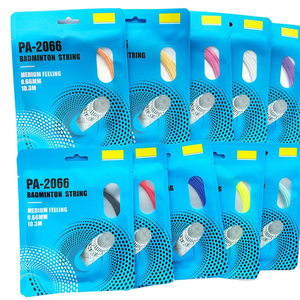 Raqueta de Bádminton de entrenamiento juvenil Cuerda de repuesto Durable 0,66mm de diámetro Material de nailon Colorido 10m Cuerda larga - Product Image 1