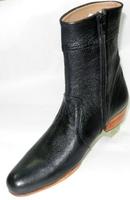 Chaussures de travail pour hommes en cuir véritable Goodyear Welted, bottes de sécurité montantes à embout d'acier pour l'automne