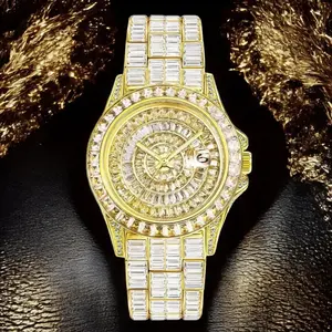 Montre élégante avec cadran en diamant pour femmes, idéale pour le bureau et les événements du soir, disponible en gros - Product Image 4