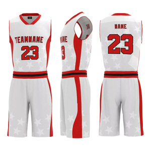 American Professional Basketball Clothing Hot Press Jerseys Outdoor Training Shirts Wholesale Basketball Wear - Product Image 3