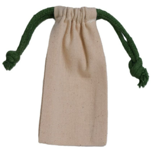 Sac à cordon en toile de lin et coton, imprimé avec logo personnalisé, pour bougies et bijoux, avec anse en corde, taille moyenne, écologique, usage quotidien - Product Image 4
