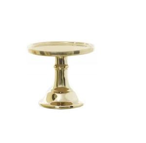 Metal Cake Stands and Wood Base White Pedestal Dessert Holder <b>Wedding</b> Party Decorative for Selling Product - Product Image 3