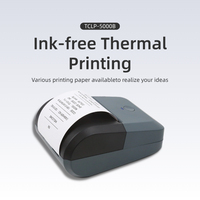 Imprimante d'étiquettes thermiques mini TCLP-5000B, imprimante d'étiquettes 58 mm, imprimante d'étiquettes portable pour code-barres, pour la vente au détail, POS, iOS, Android