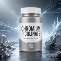 Comprimés de picolinate de chrome pour le métabolisme du glucose et le soutien métabolique |   Complément alimentaire en vrac OEM ODM à marque privée