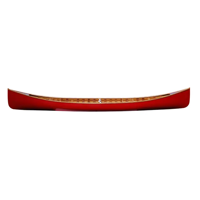 Canoa a strisce di cedro rosso con costole 16 'con pagaia per canoa per canoa kayak da barca in legno artigianale del lago in vendita