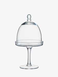 Multipurpose <b>Glass</b> Cake Stand With <b>Dome</b> Useful For Cakes Cheese <b>Displays</b> And Elegant Dessert Arrangements - Product Image 2