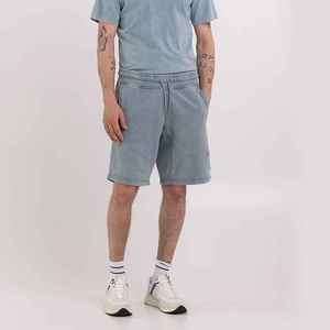 ชุดสตรีทแวร์สำหรับผู้ชายวัยผู้ใหญ่ซักด้วยกรดผ้าฝ้ายสีซีดกันแดดสั้นๆซักขยะแบบร่างทรงสั้นมีดีไซน์และขนาดตามสั่ง - Product Image 2