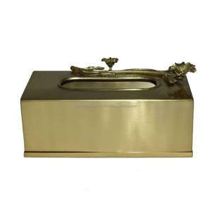 กล่องใส่กระดาษทิชชูสีโรสโกลด์อุปกรณ์สำหรับงานอีเวนต์กล่องทิชชู่สำเร็จรูปใช้ซ้ำได้อุปกรณ์สำหรับโรงแรม - Product Image 4