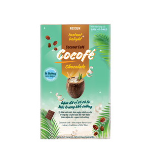 Délice instantané saveur noix de coco café mélange 3 en 1 délice Cocofe 10 bâtons 160 g/boîte café instantané vietnamien REXSUN - Product Image 6