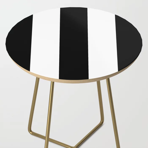 Café-bar Pub Table ronde centrale en métal et en bois avec émail imprimé plus chaud Table meubles canapé ensemble meubles côtés Table - Product Image 2