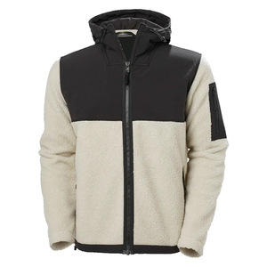 Mens Custom Design Windproof Softshell Jacket Stand Collar Winter Sports <b>Fleece</b> Zipper Closure Casual Long Style OEM - Product Image 1