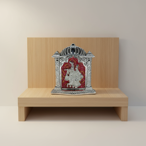 Sculpture artisanale de Radha Krishna idole décorative de couple hindou pour le temple de salon ou le but de cadeau festif - Product Image 1