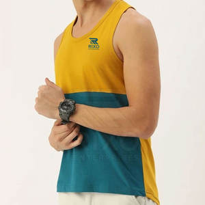 Camiseta sin mangas de gran tamaño de último diseño de servicio OEM para hombres Camiseta sin mangas de hombre de precio bajo de fabricante alto - Product Image 3