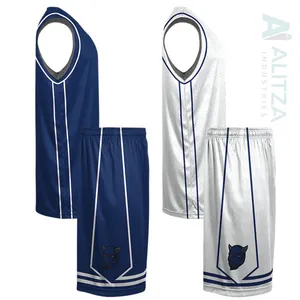 Uniforme de basket-ball réversible, Design personnalisé, impression par Sublimation, nouveau costume pour hommes et femmes, vêtements de basket-ball