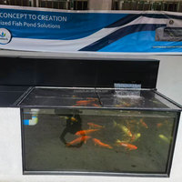 Fuente de Agua Decorativa Moderna para Jardín, Patio, Piscina, Diseño de Paisaje con Sistema de Flujo de Agua Continuo