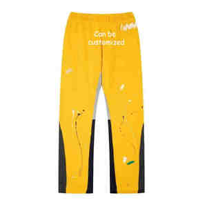 Pantalon de survêtement décontracté pour homme, design tendance, fabriqué en usine, personnalisable, en coton, coupe évasée, collection 2026 - Product Image 2