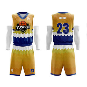 Maillot de basket-ball en polyester à sublimation, uniforme de basket-ball pour jeunes au design personnalisé de haute qualité - Product Image 4
