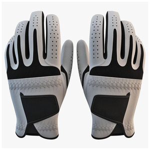 Low MOQ High Quality Breathable Lightweight Leather Golf <b>Gloves</b> Custom Logo Cabretta Leather Sports Hands Best Selling OEM - Product Image 5