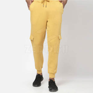 <b>Men's</b> Custom Print Logo Cotton <b>Trouser</b> <b>Elastic</b> <b>Waist</b> Mid Rise Casual Breathable Lightweight for Adult Size Pakistan Manufactured - Product Image 3