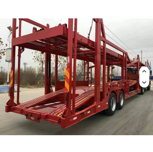 Remolque hidráulico de doble plataforma para transporte de SUV, semirremolque de servicio pesado - Product Image 1