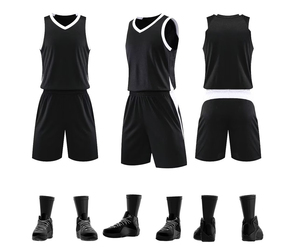 Ensemble d'uniformes de basket-ball Offre Spéciale en gros personnalisable avec votre propre logo ensembles respirants en bas quantité minimale de commande - Product Image 5