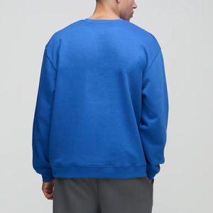 Vente en gros 100% coton Sweat-shirt pour homme personnalisé 3d bouffant imprimé logo manches longues couleur unie sweat à capuche et sweat-shirt pour homme - Product Image 5