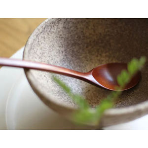 Juego de cubiertos con cabezal de mango de madera de 4 cubiertos artesanales con acabado marrón para el hogar, cocina, cafetería, restaurante y comedor al aire libre - Product Image 6