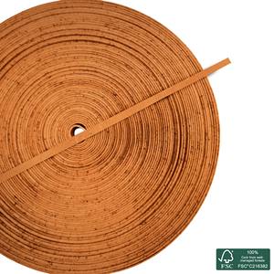 Cordón de corcho plano color salmón superior - Product Image 5