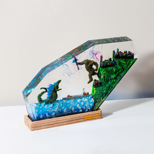 Đèn nhựa tùy chỉnh, đèn nhựa Anime, đèn ngủ LED, quà tặng thủ công, đèn diorama trang trí nghệ thuật, quà tặng cá nhân, đèn Epoxy Anime - Product Image 6